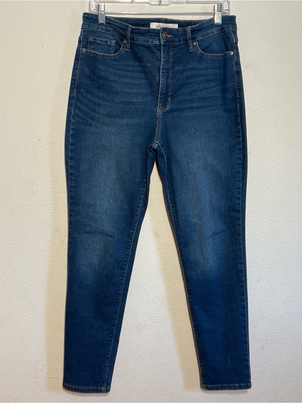 Vintage America Dark Blue Vintage High Rise Slim Jeans Size 12/31